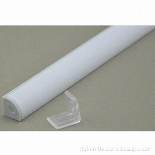 New Square LED Aluminum Strip Channels with PMMA Cover for Heat Sink